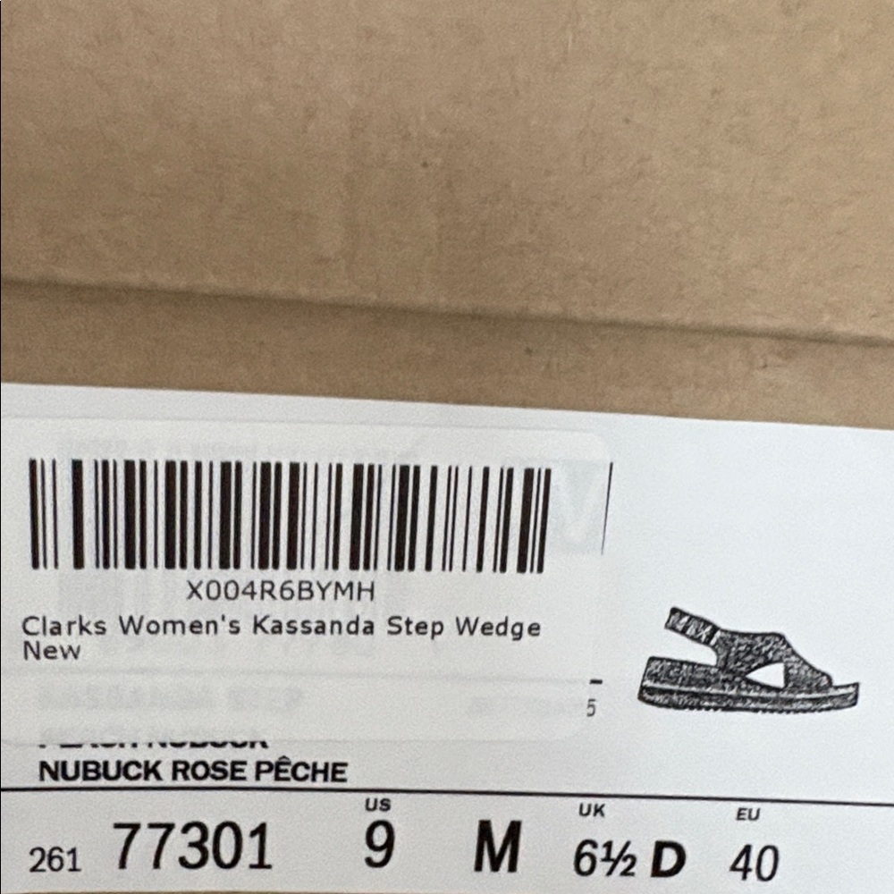 Clarks new woman’s Coral Sandals with box - Picture 8 of 9